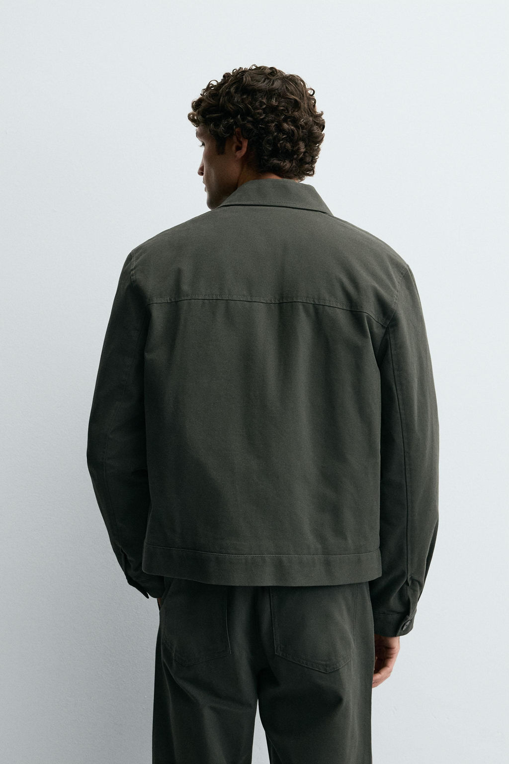 QUILTED OVERSHIRT WITH POCKETS - Zara фото 3