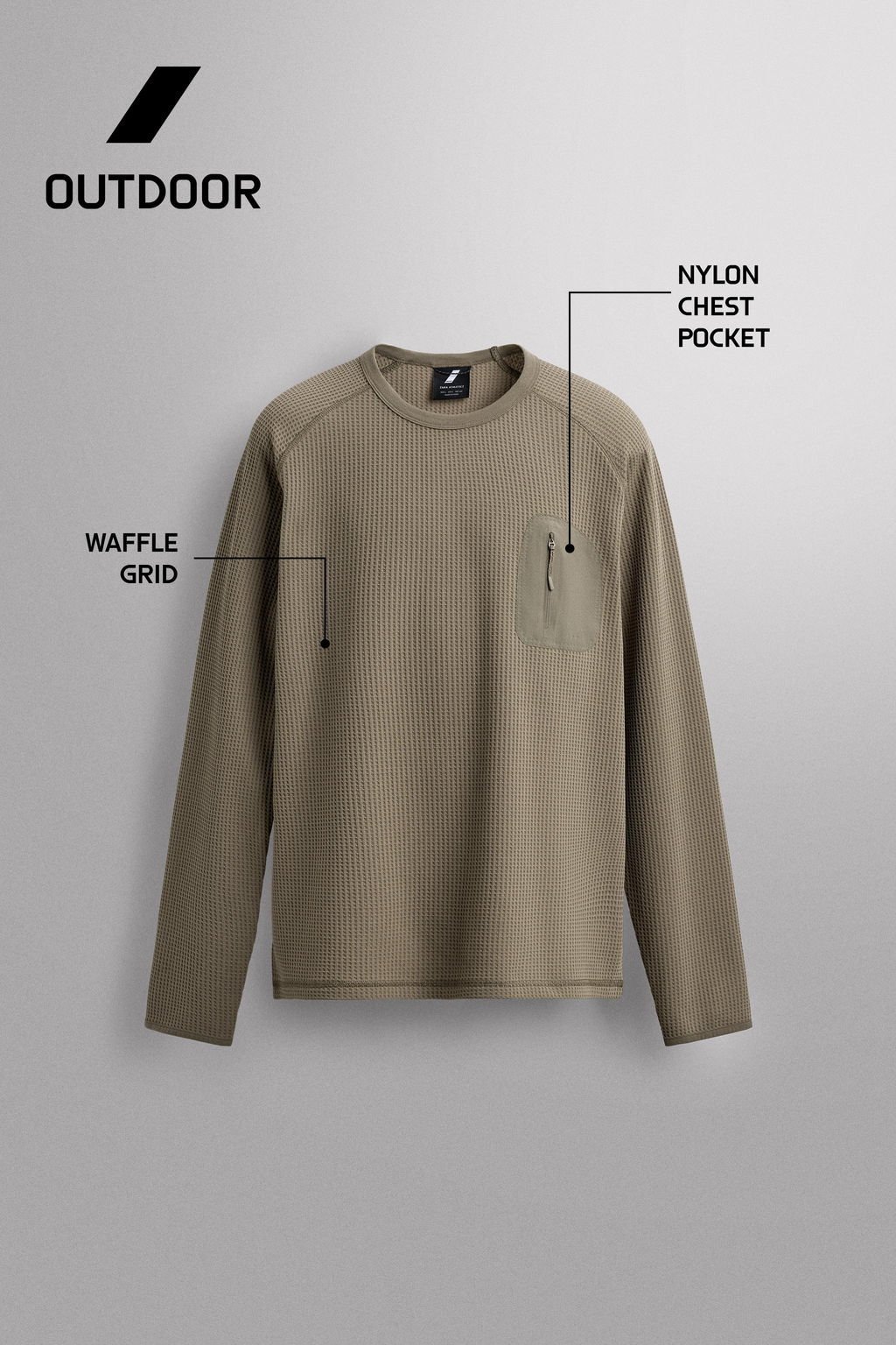 WAFFLE-KNIT POCKET T-SHIRT - Zara фото 16