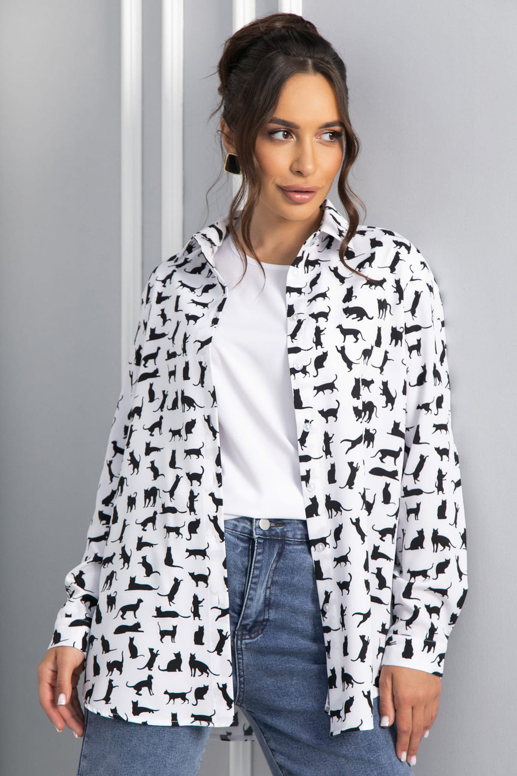 Рубашка Надель  (белая/собаки) Б13843-16М - Lt collection фото 18
