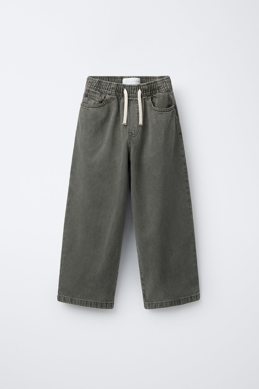 TWILL BAGGY TROUSERS - Zara фото 5