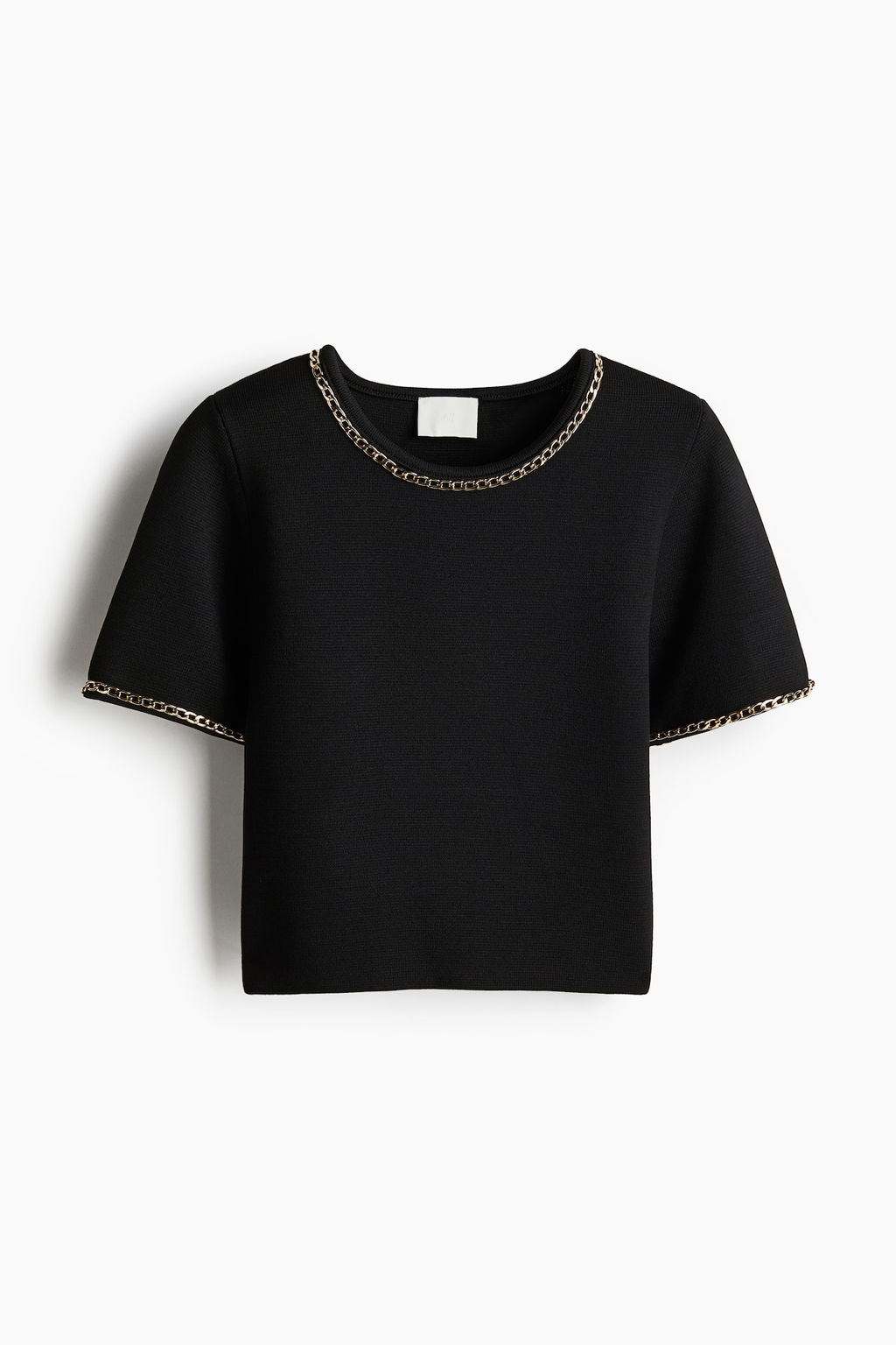 Top de punto con cadena decorativa - H&m фото 4