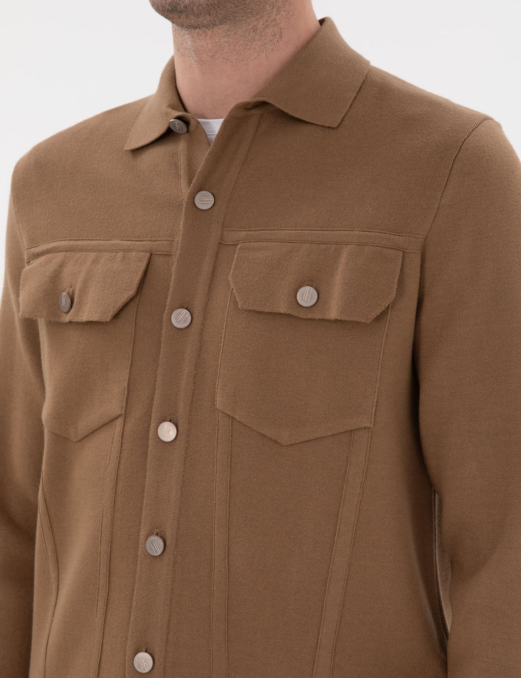 Camel регулярно подходит для кардиган - Cacharel фото 7