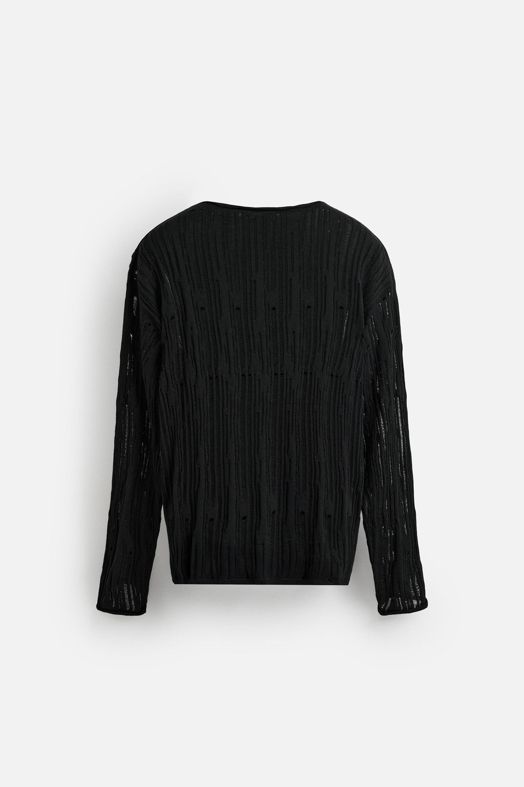 DECONSTRUCTED TEXTURED SWEATER - Zara фото 8