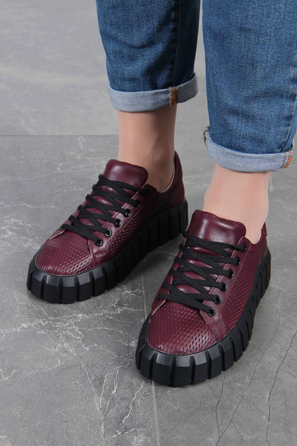 Кеды EDART 127.91505 bl. Бордовый R - Ed'art фото 6