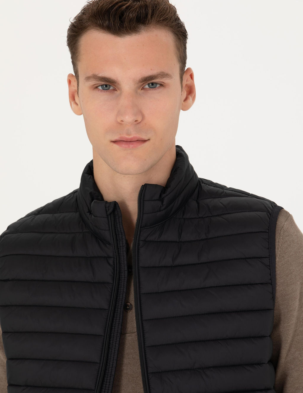 Siyah Slim Fit Yelek - Pierre cardin фото 2