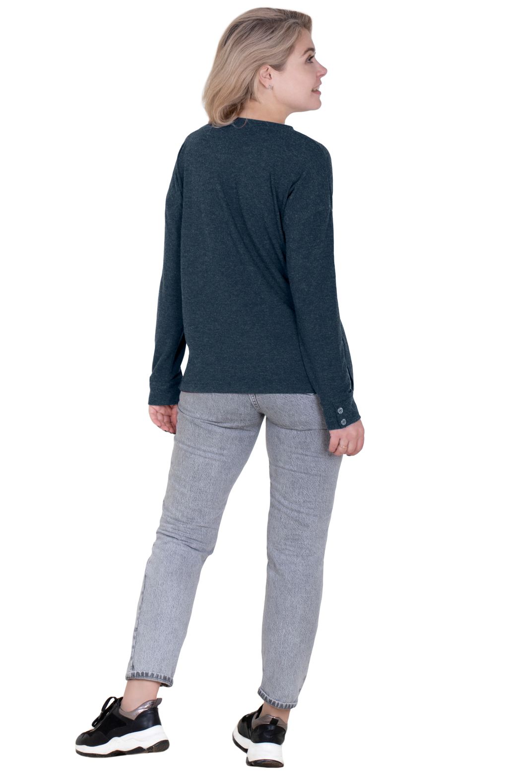 Джемпер Силуэт Х-352 (46-60) ангора - Лотос фото 2