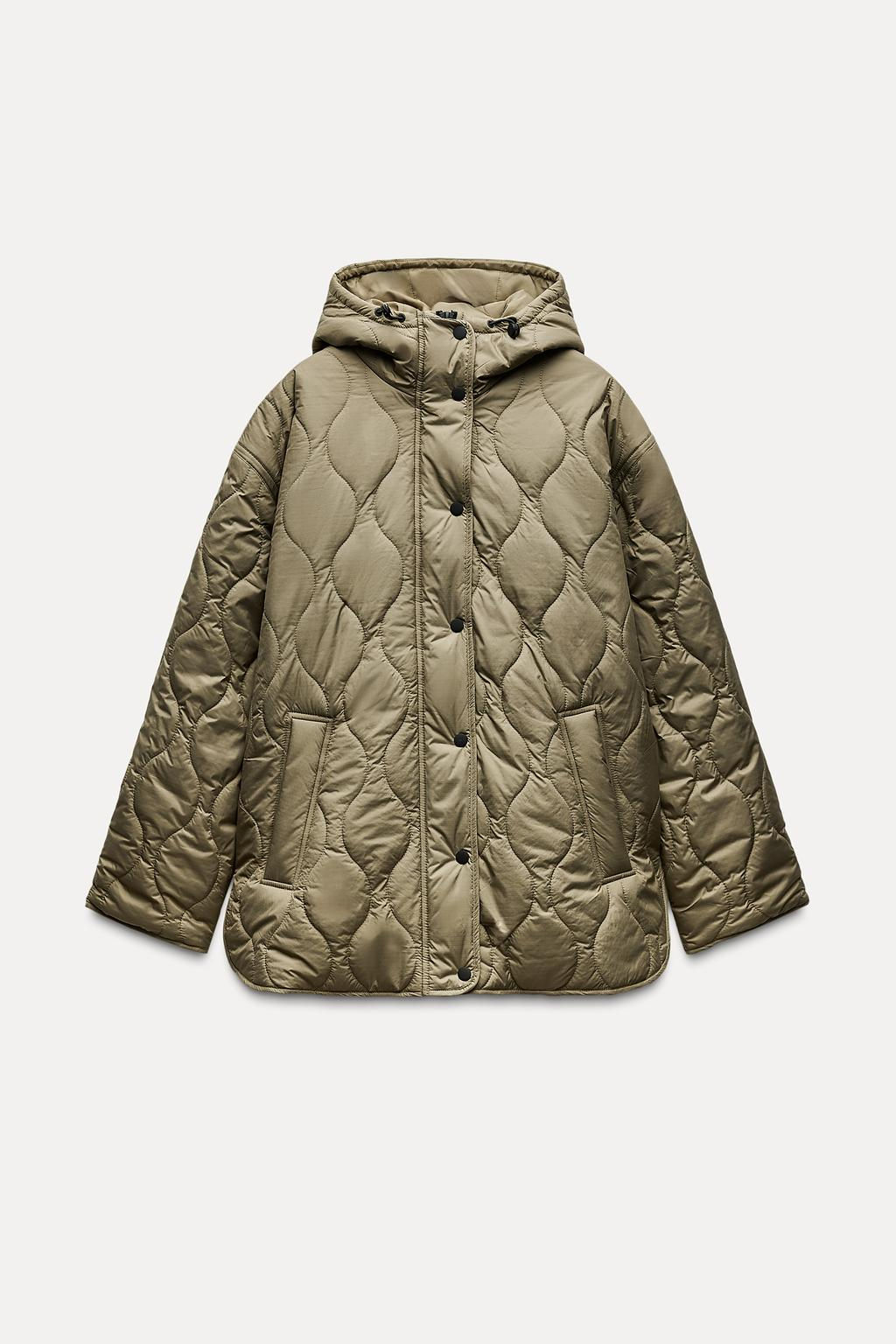 WATER-REPELLENT QUILTED JACKET - Zara фото 14