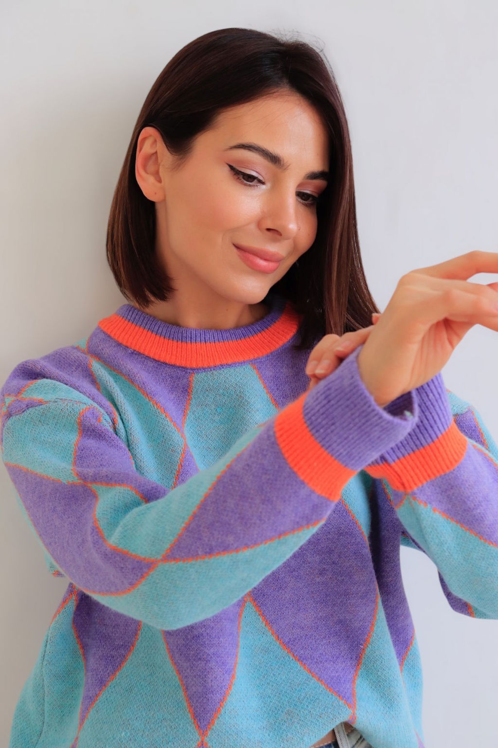 Martichelli Джемпер с ромбами  фото 10