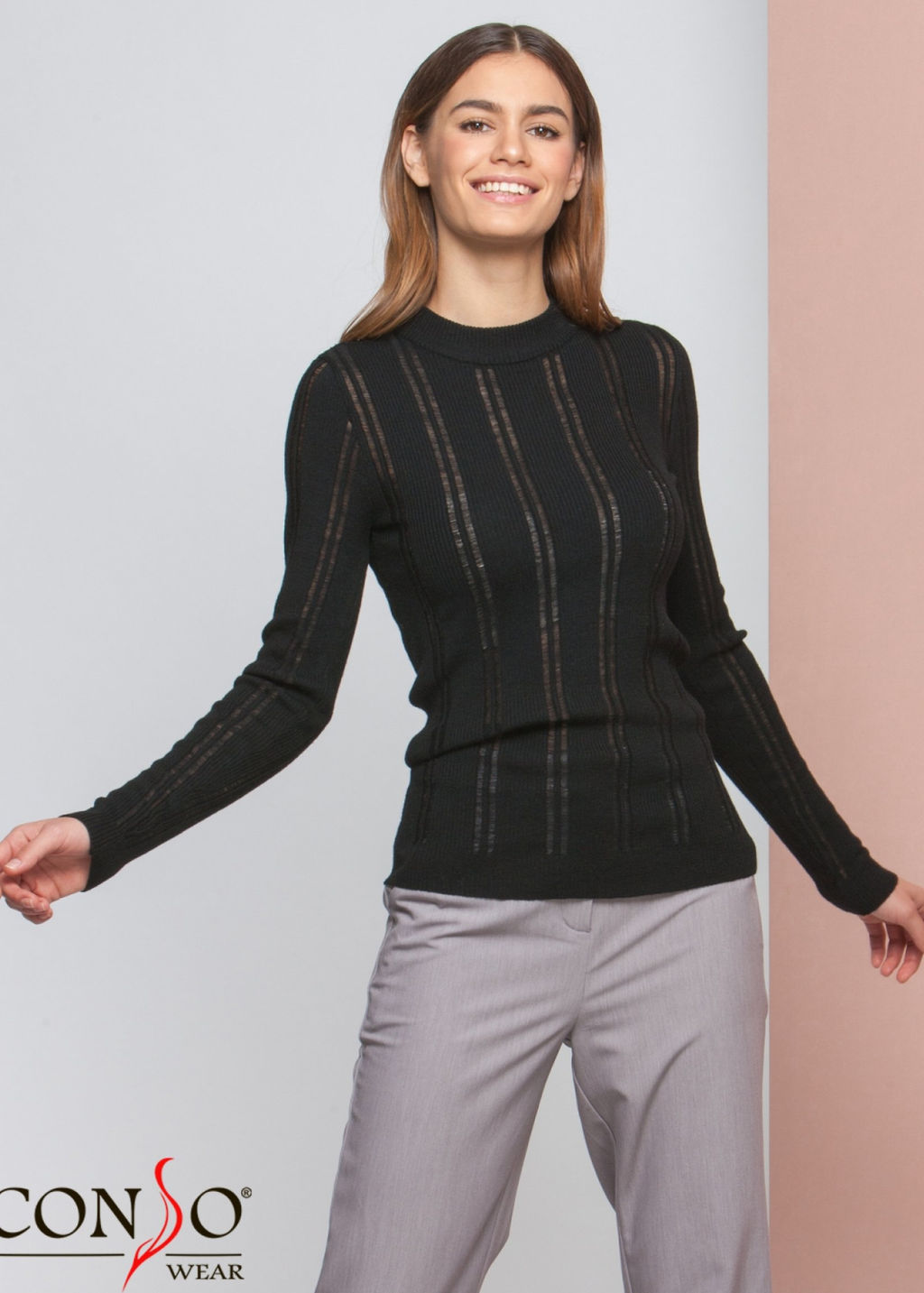 Conso/KJL 200740 - nero Джемпер женский