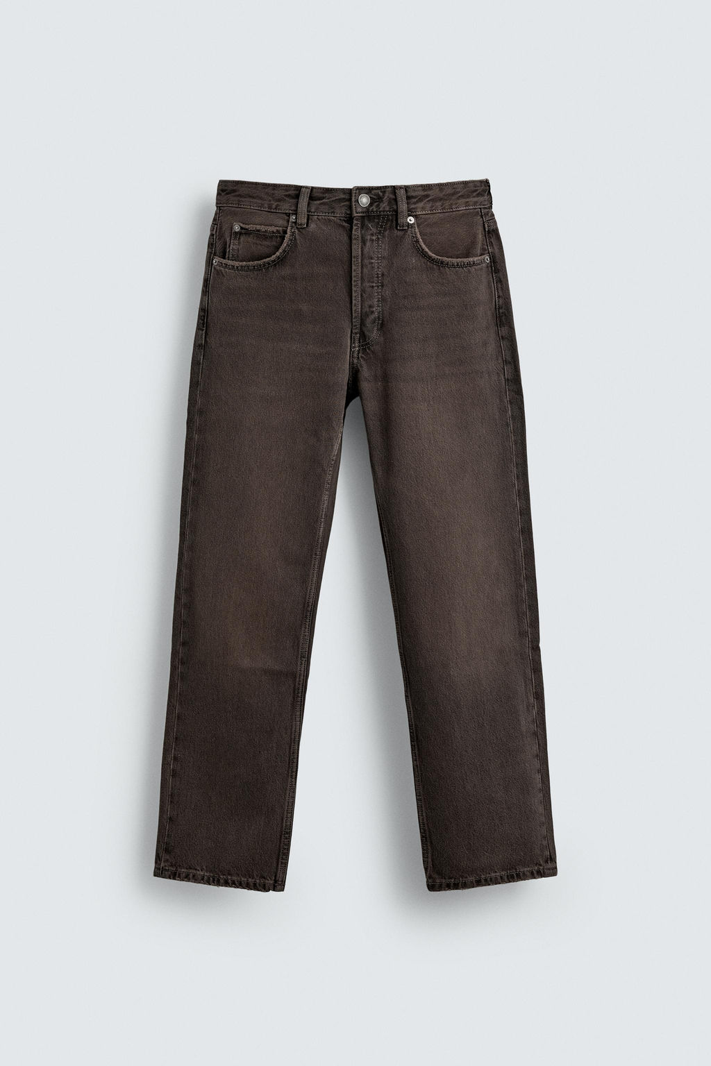 JEANS REGULAR FIT / Marr?n - Zara фото 7
