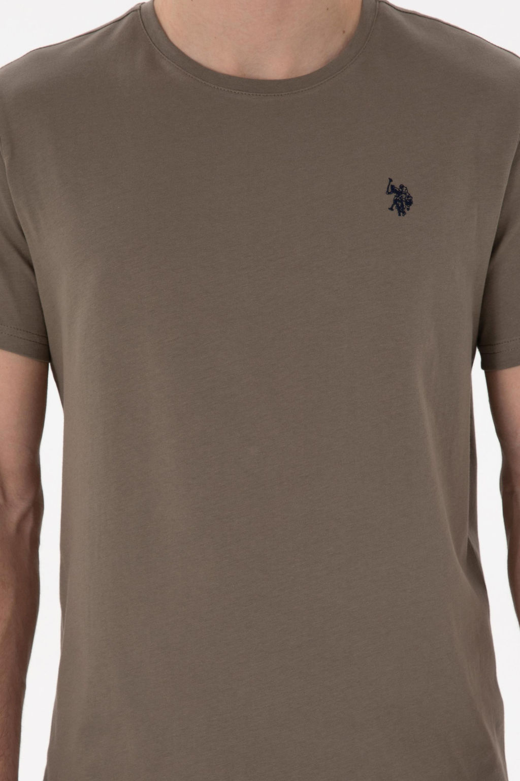 Erkek Regular Fit Bisiklet Yaka Vizon Basic Ti__rt Sepette S_rpriz _ndirim - U.s. polo assn фото 6