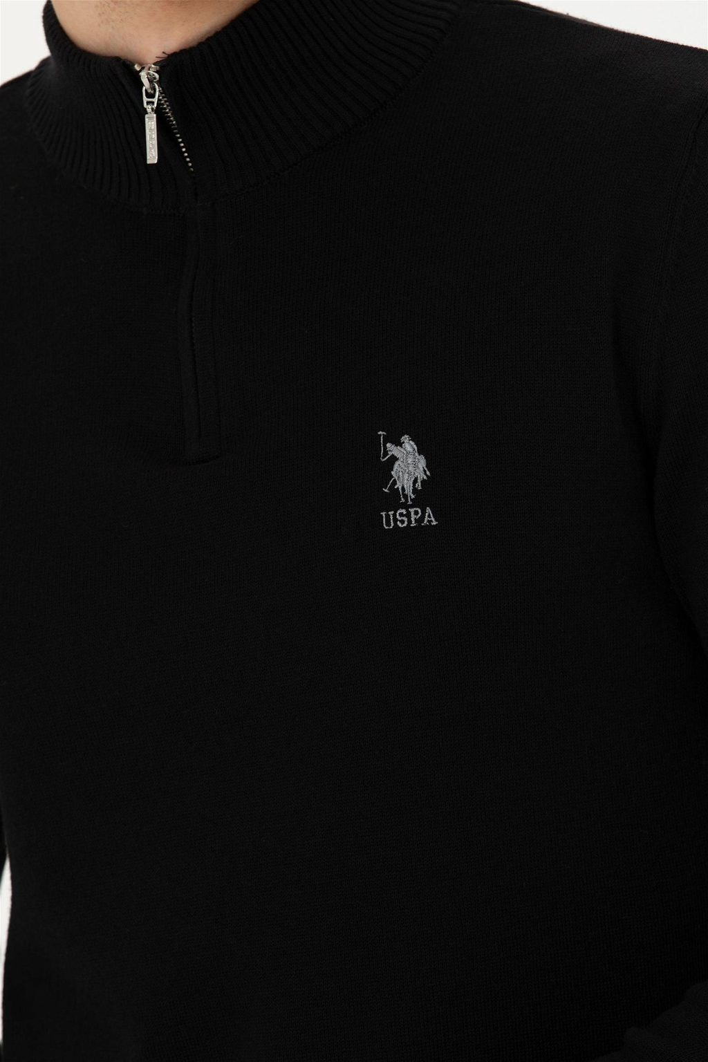 Мужской черный свитер - U.s. polo assn фото 14