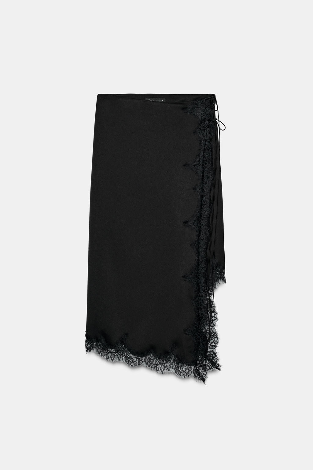 ZW COLLECTION SATIN LACE SKIRT