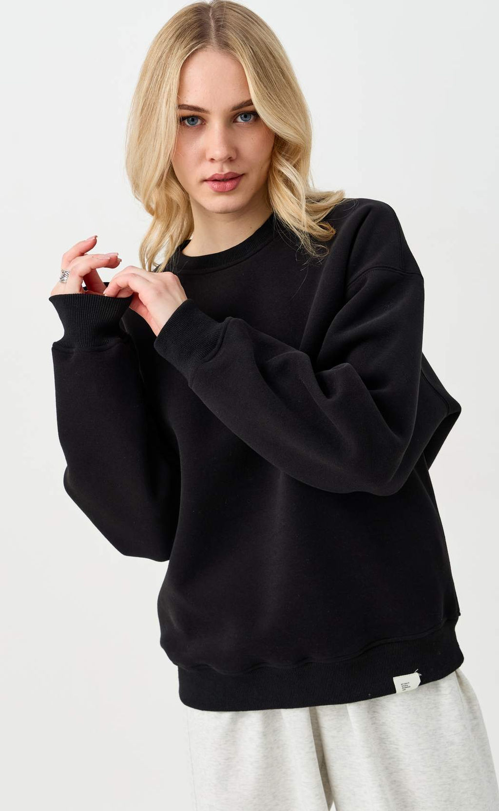 Свитшот Primm P611-15-66 черный хлопок с нейлоном  фото 3