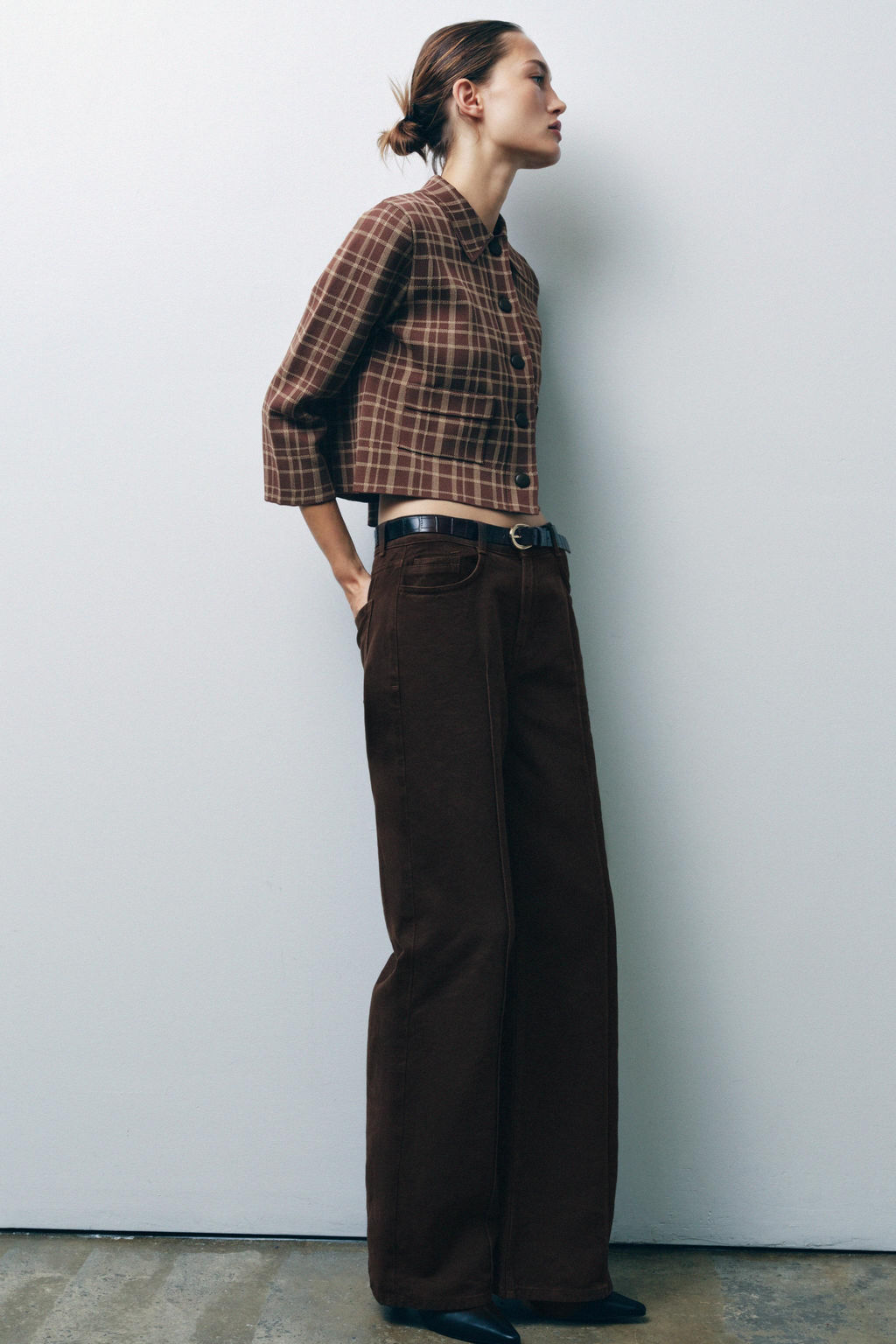 CHECK CARDIGAN - Zara фото 4