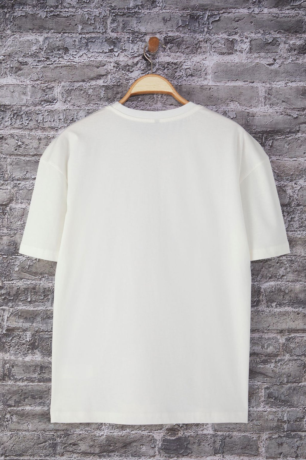 TRENDYOL MAN Ekru Oversize/Genis Kesim Yaz? Bask?l? %100 Pamuk T-Shirt TMNSS25TS00194 - Trendyolmilla фото 5