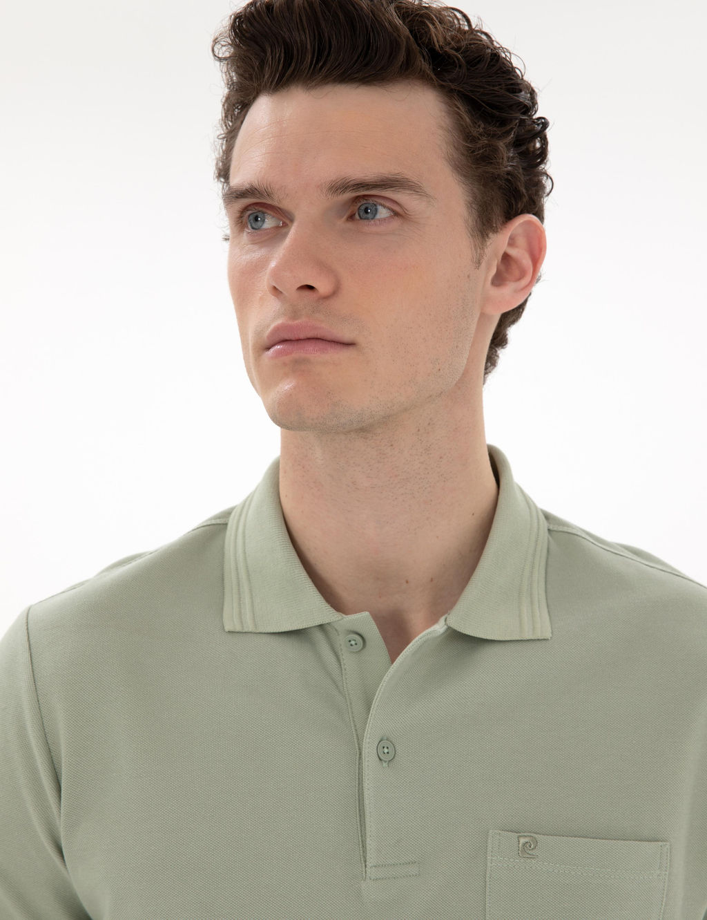 _a_la Ye_ili Regular Fit %100 Pamuk Polo Yaka Basic Ti__rt