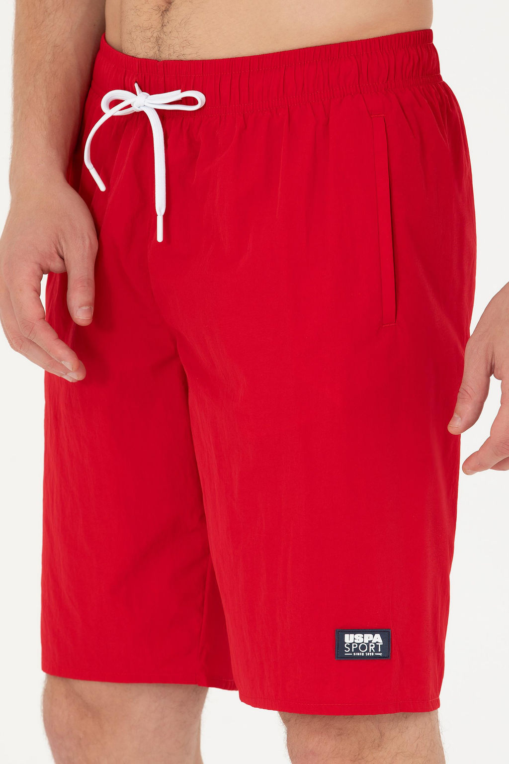 U. S. Polo Assn Мужские красные шорты для плавания - U.s. polo assn фото 14