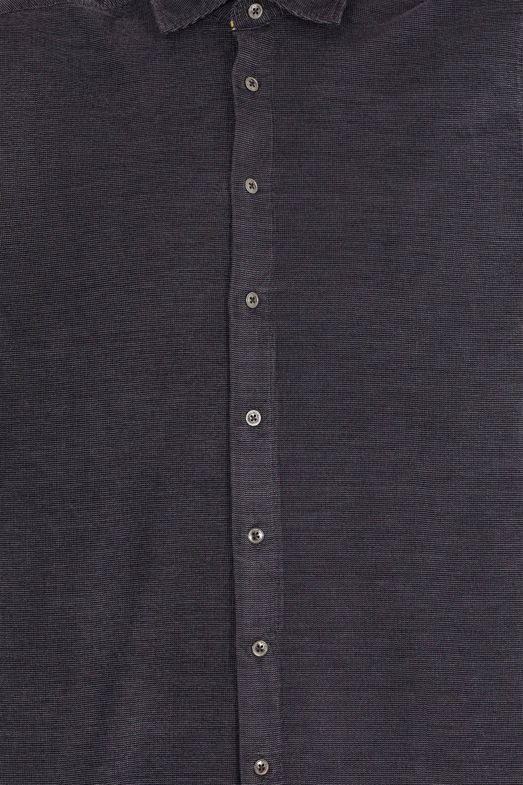 Мужская рубашка антрацитового цвета с длинным рукавом - U.s. polo assn фото 6