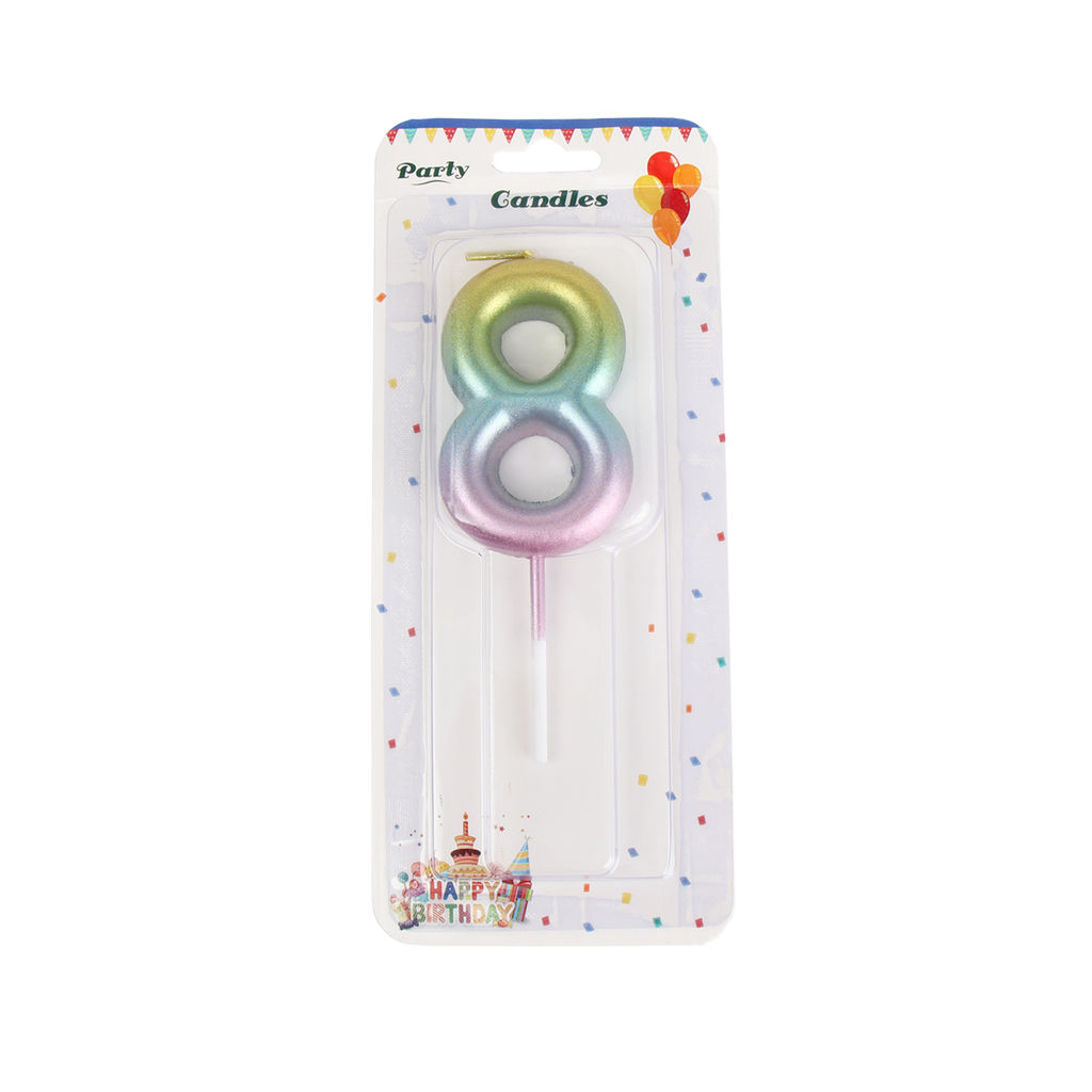 Свеча Цифра градиент / KL-5 /уп 12/720/ - Галеонтрейд фото 21