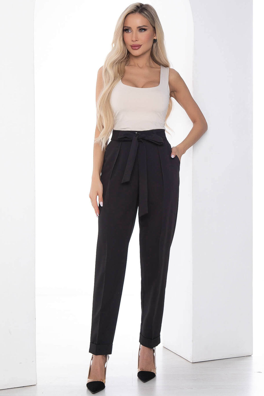 Брюки Деловая встреча (черные) Б9071 - Lt collection фото 4