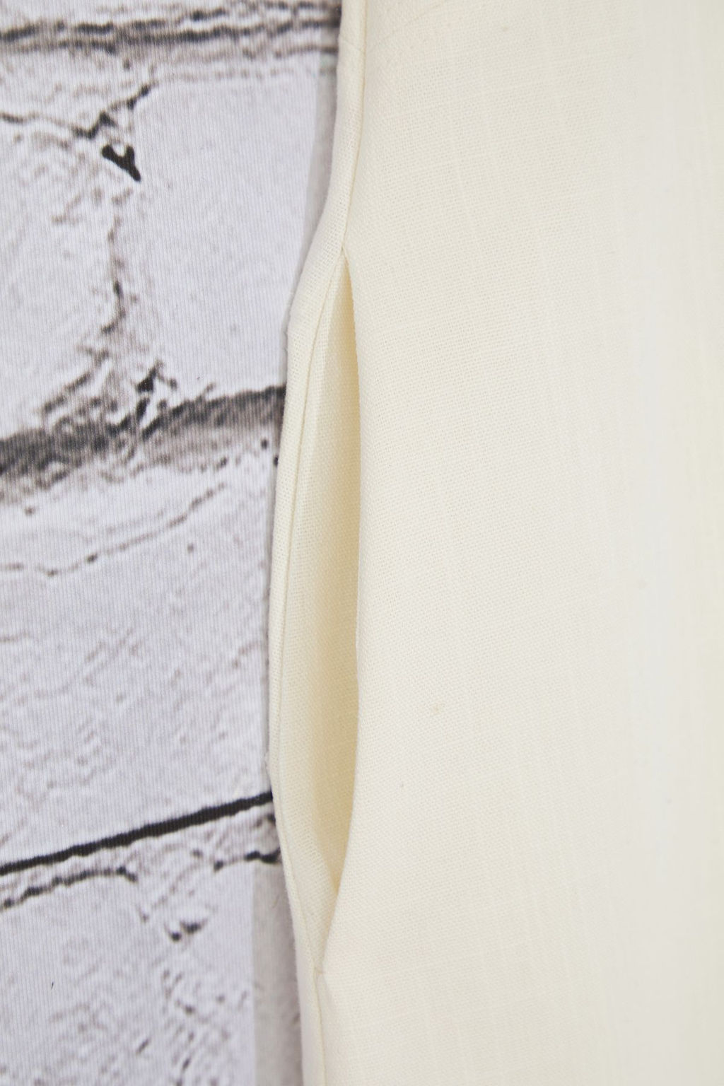 Trendyolmilla Kahverengi Keten Kar?s?ml? Duz Kesim Dikis ve Cep Detayl? Midi Dokuma Elbise TWOSS25EL00652 фото 6