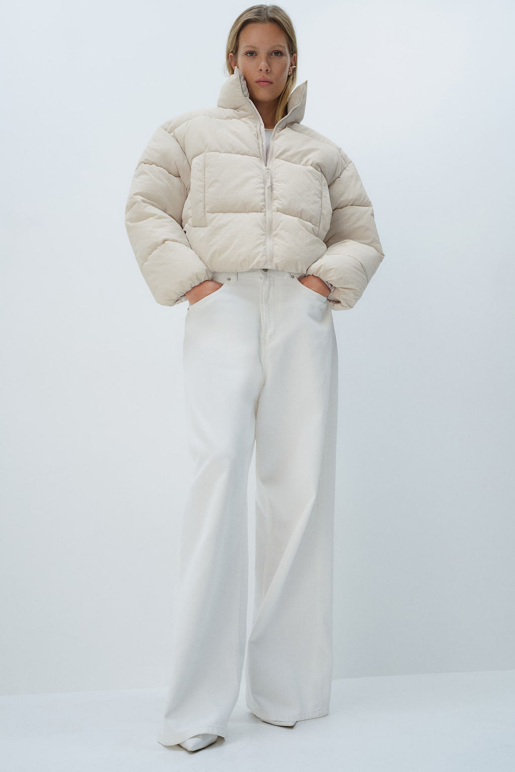 Chaqueta puffy corta