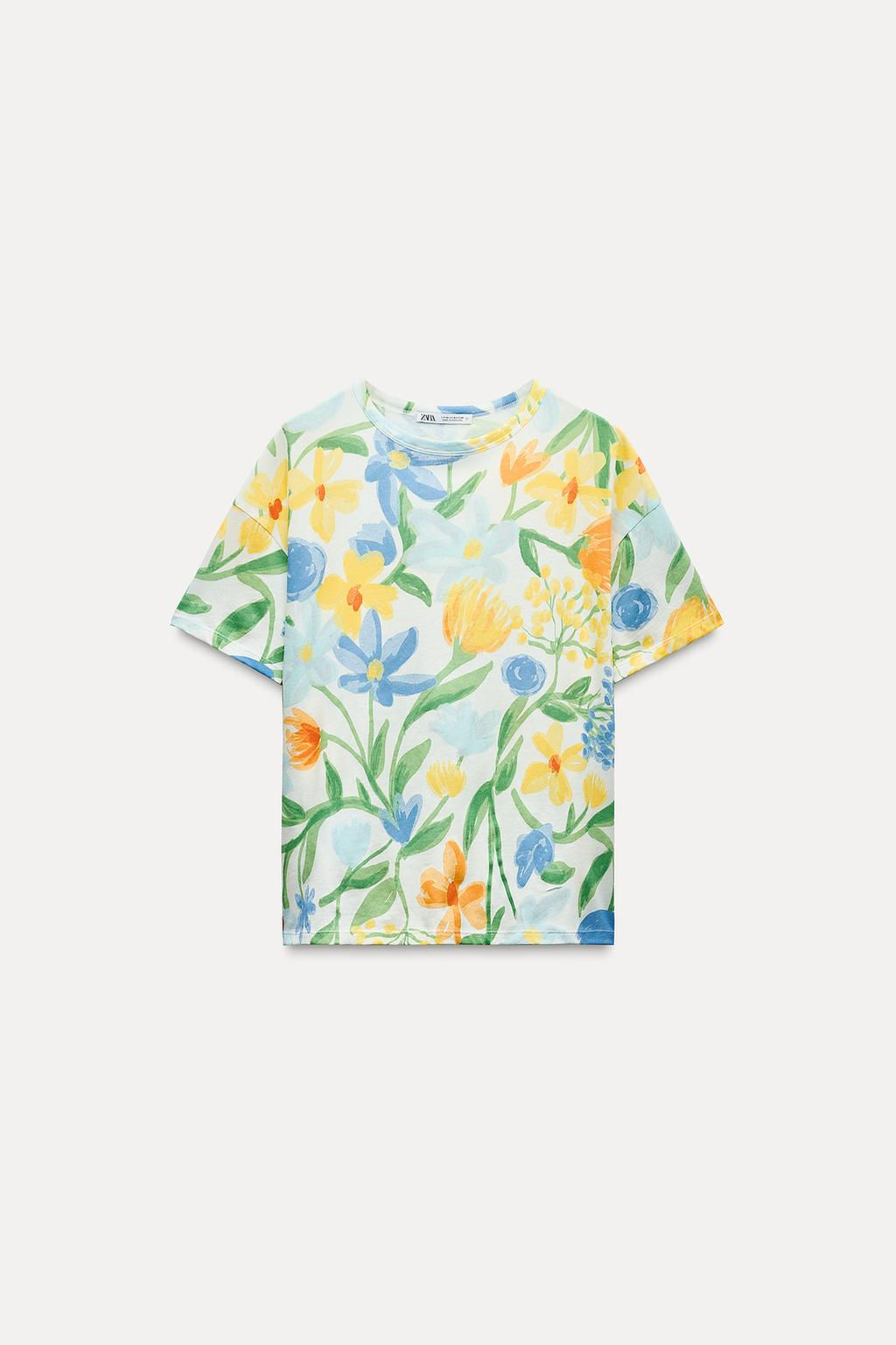 PRINTED T-SHIRT - Zara фото 42
