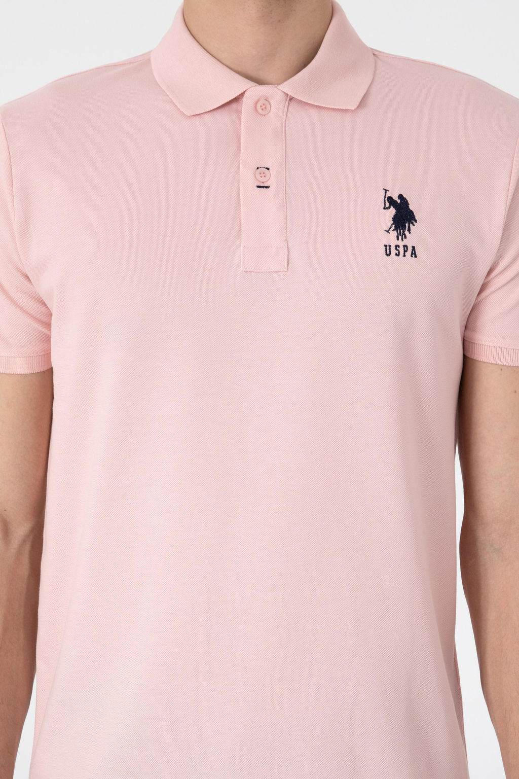 Erkek Slim Fit Polo Yaka Pudra Basic Ti__rt Sepette S_rpriz _ndirim - U.s. polo assn фото 6