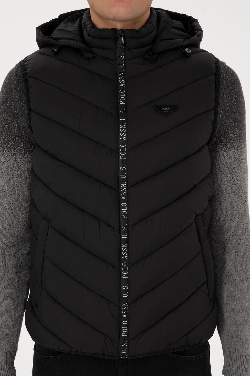 Erkek Siyah Yelek - U.s. polo assn фото 6