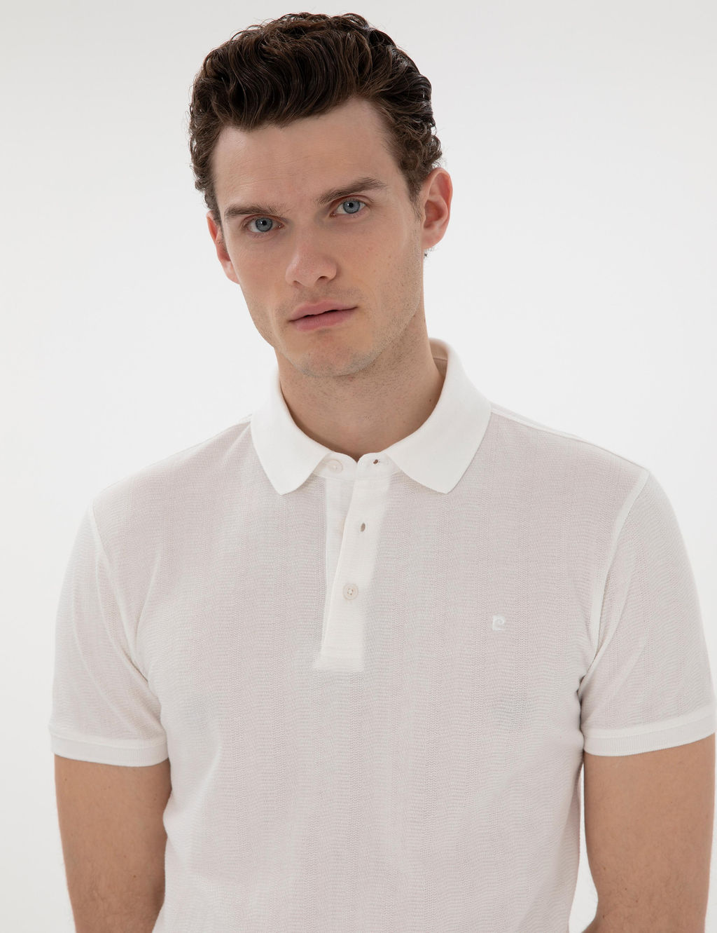 Beyaz Slim Fit Ti__rt