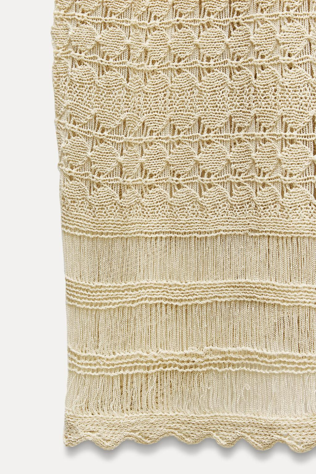 LONG CROCHET SKIRT - Zara фото 4