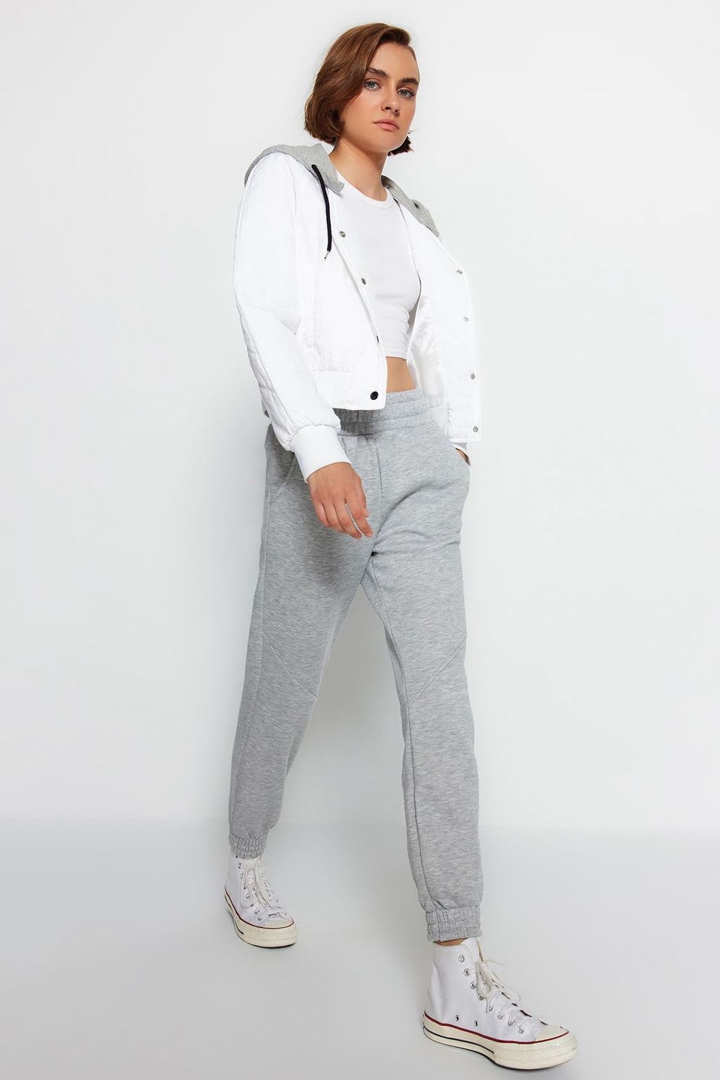 Gri Orme Esofman Alt? Pantolon TWOAW21EA0010