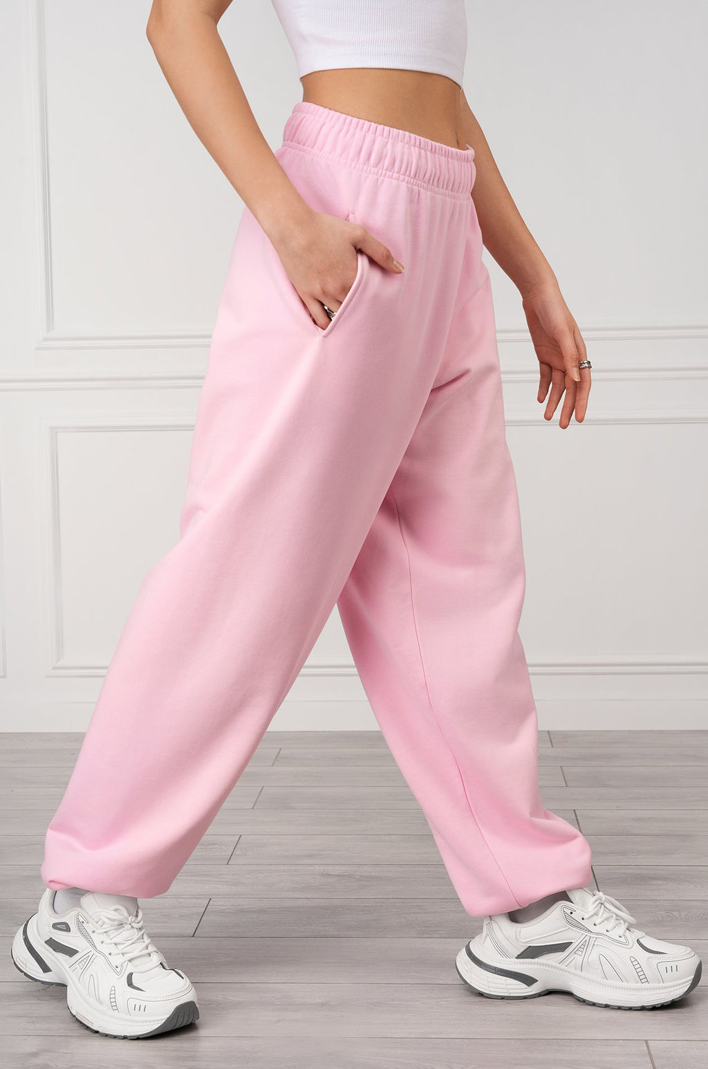 Женские брюки из футера Happyfox