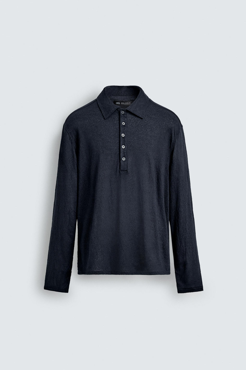 TEXTURED POLO SHIRT - Zara фото 8