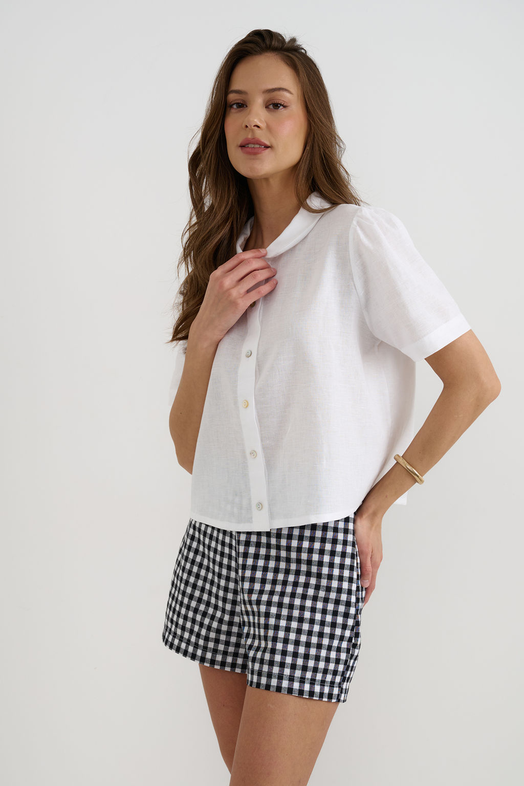 Шорты SRT25 02_BW Checkers/Черный, белый