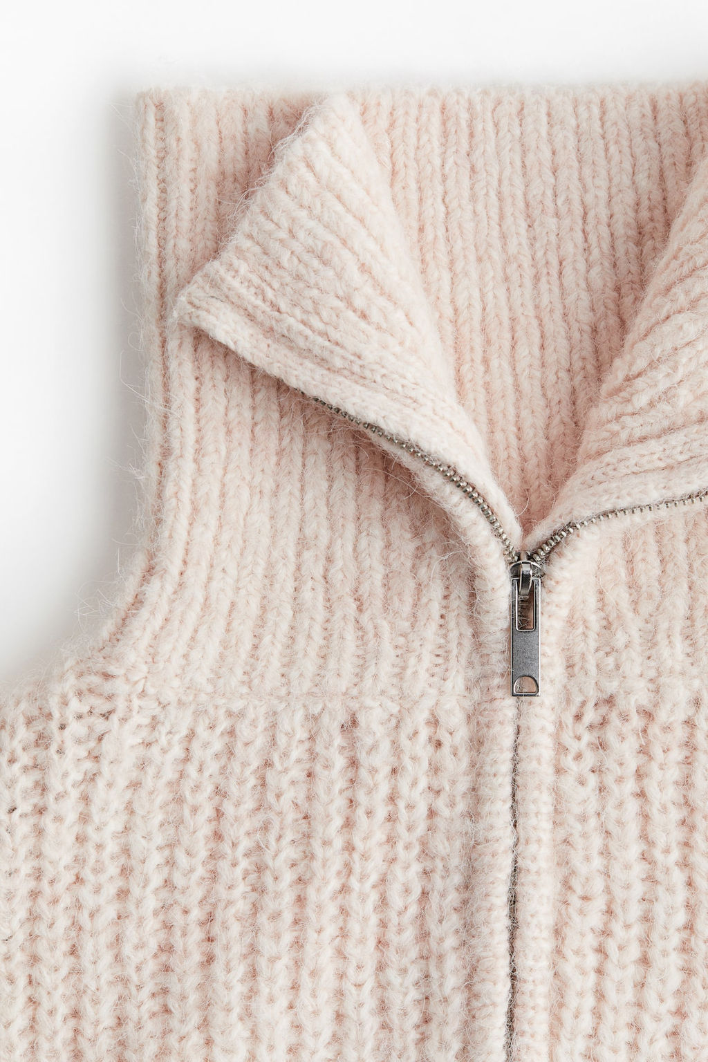 Cardigan en punto de canale con cremallera - H&m фото 6