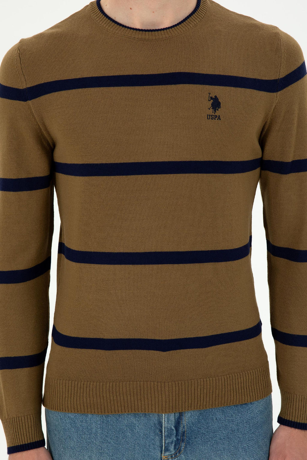 Мужской свитер цвета хаки - U.s. polo assn фото 6