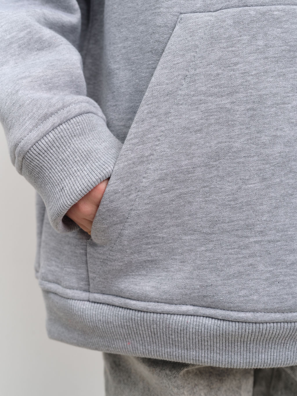 Толстовка с капюшоном для мальчика "Basic" меланж