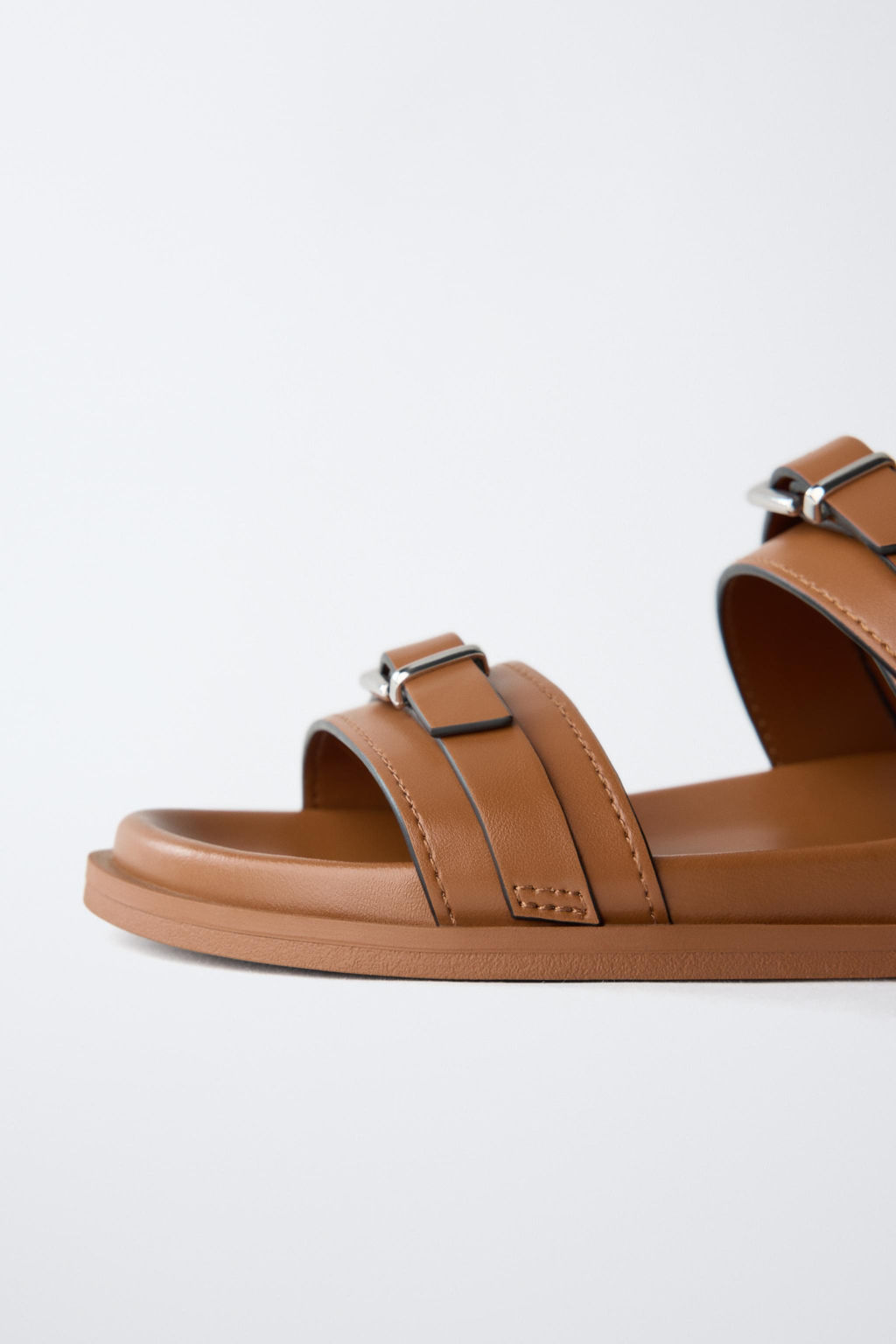 SANDALIA HEBILLAS / Marr?n - Zara фото 6