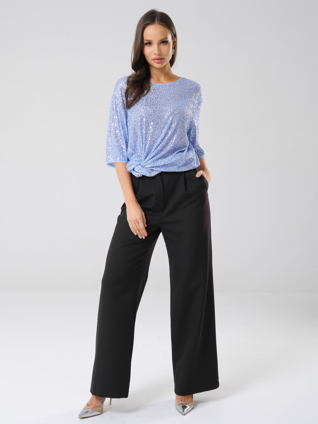 Брюки свободного кроя - Stilla фото 3