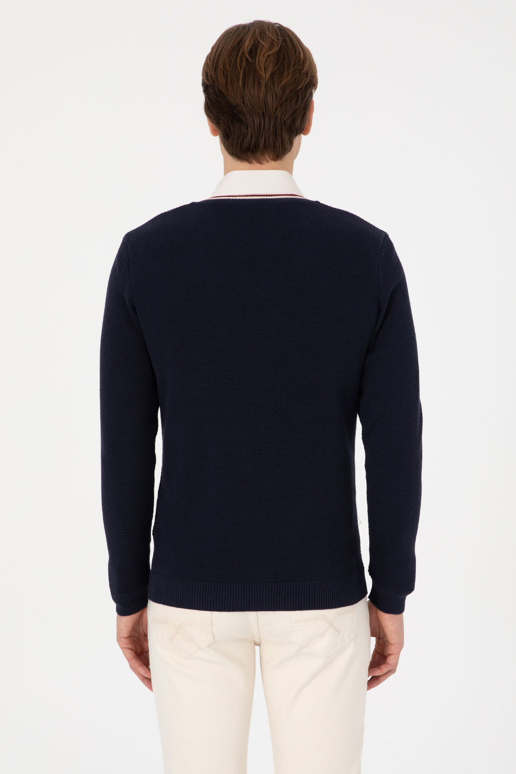 Erkek Lacivert Kazak - U.s. polo assn фото 8