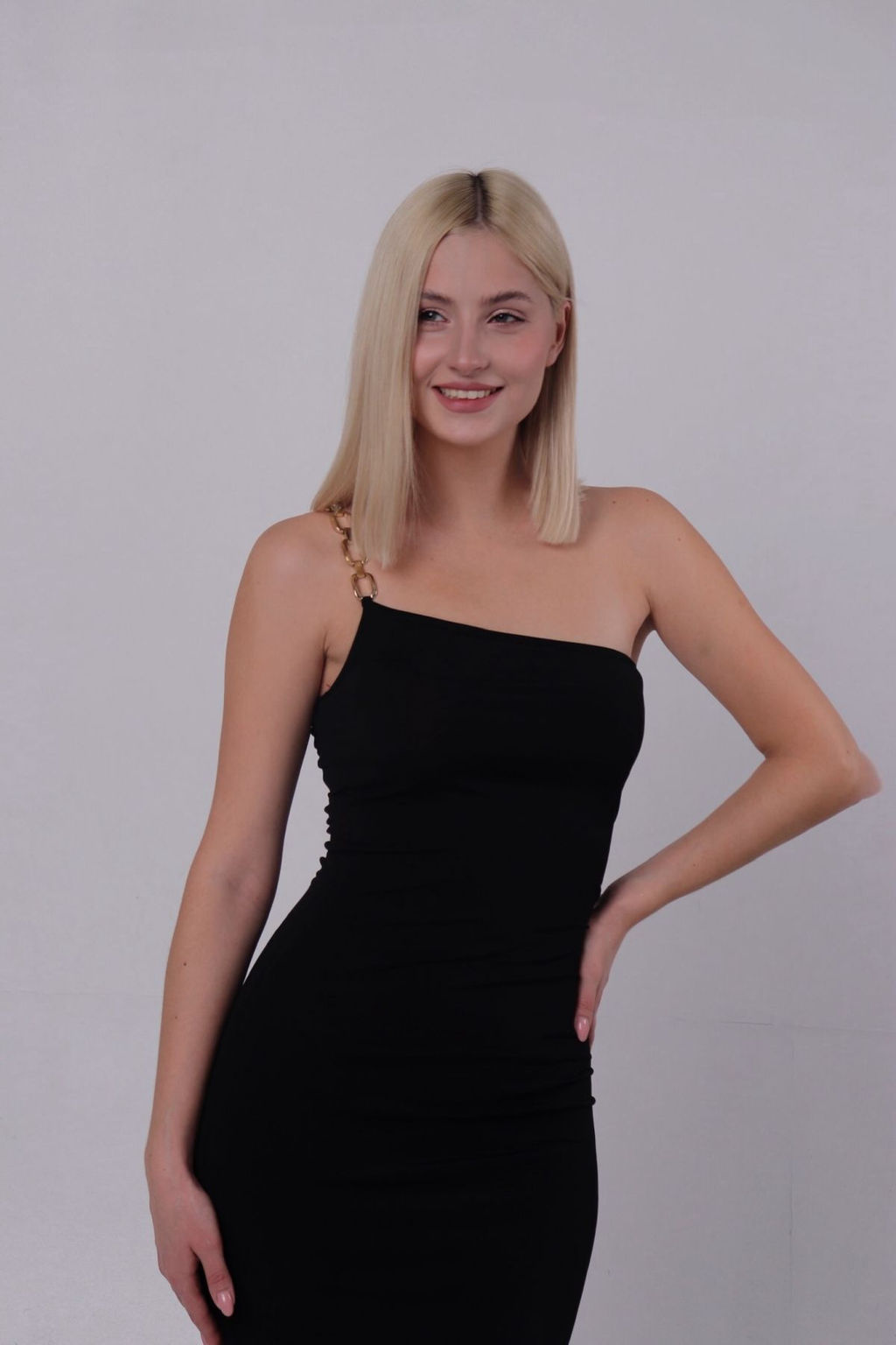 Платье облегающее чёрное - Martichelli фото 21