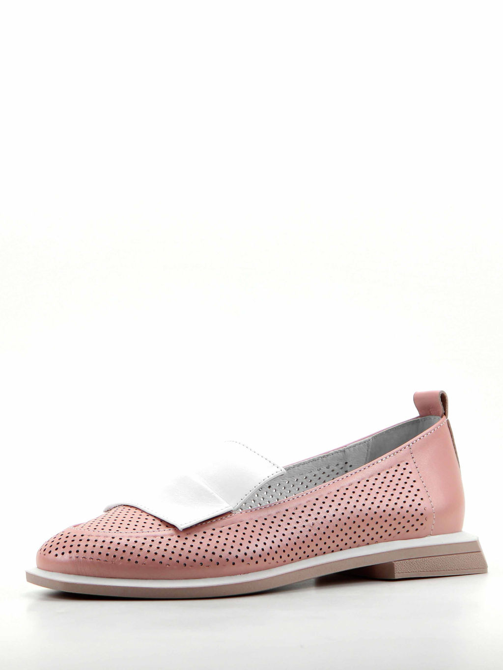 Лоферы EDART 118.р.Viсtoria be. розовый перфорация R - Ed'art фото 2