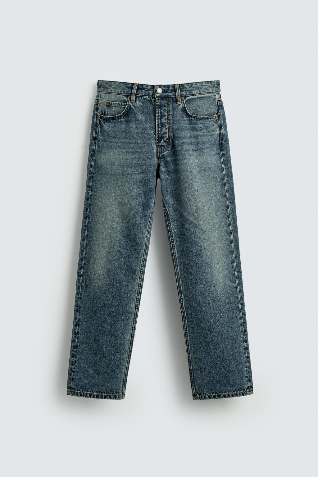 JEANS REGULAR FIT / Azul medio - Zara фото 7