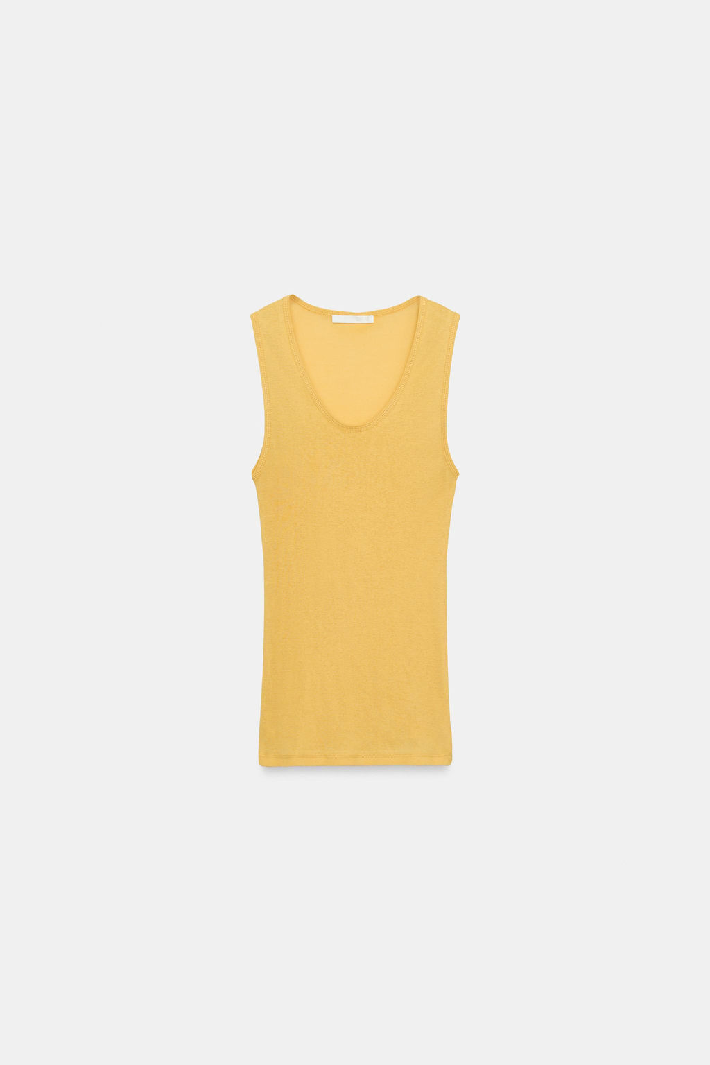 SUPIMA® SLEEVELESS T-SHIRT - Zara фото 6