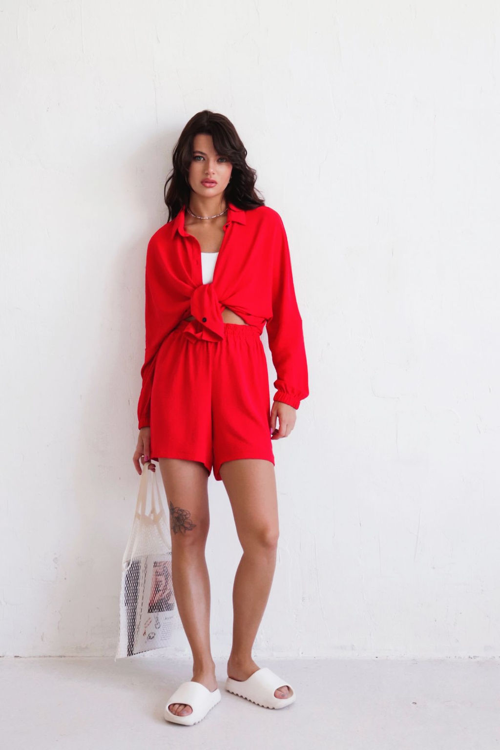 Martichelli Шорты летние красные  фото 16