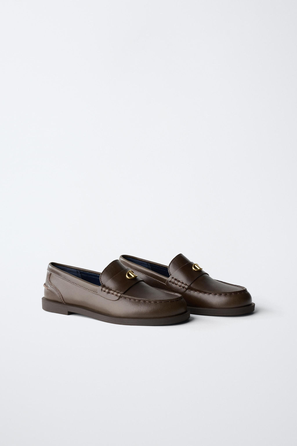 CHAMPION ® X ZARA LEATHER LOAFERS  фото 2