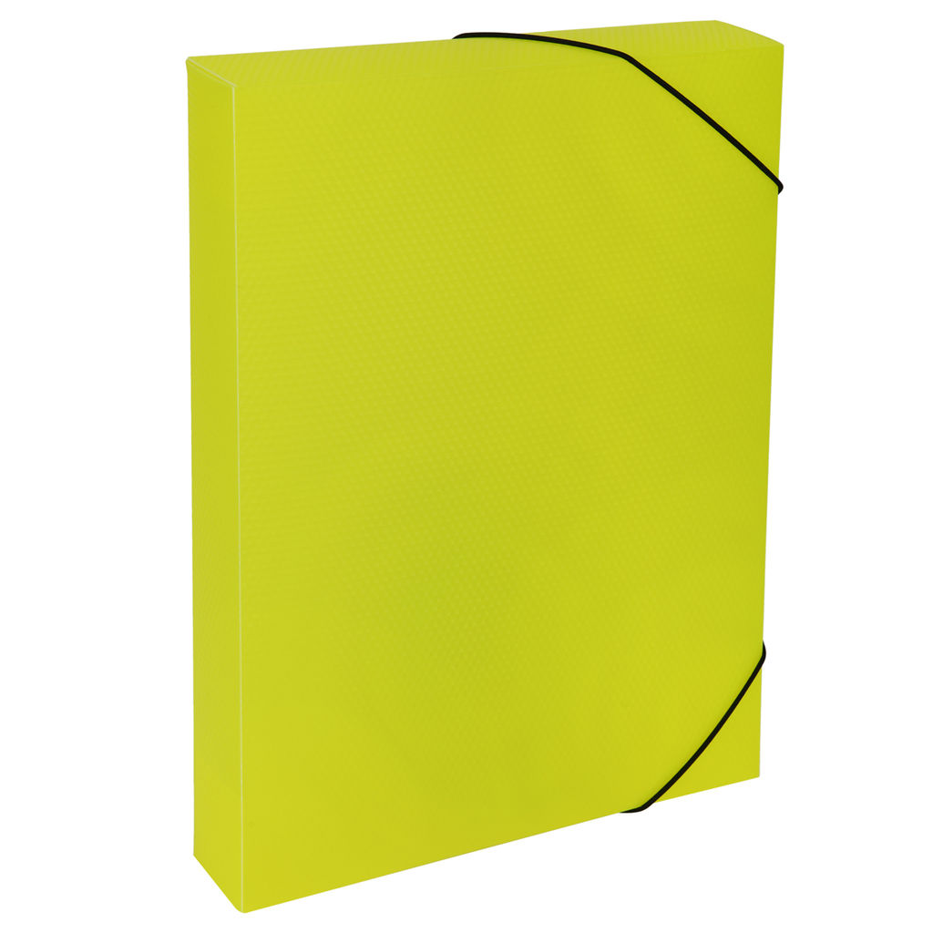 Expert Complete Короб архивный пластиковый 50 мм 1 шт. PRISMA NEON A4 эффект 3D желтый ЕС240441009