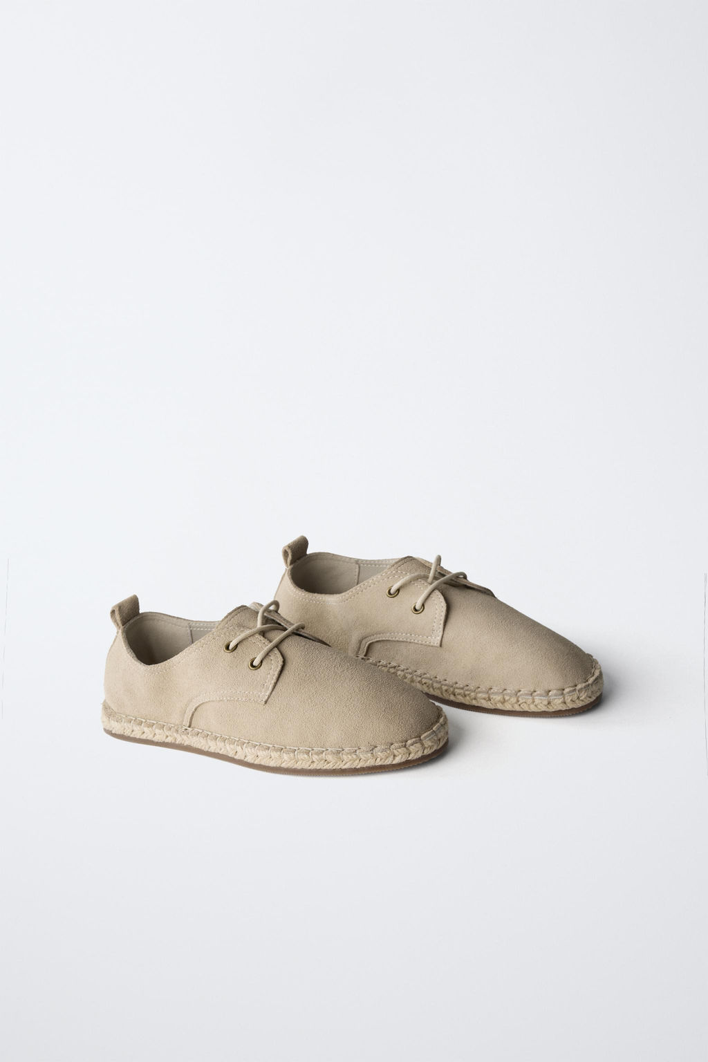 JUTE LEATHER DERBY SHOES - Zara фото 2